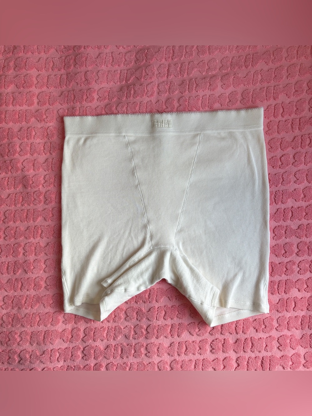 🤍 SKIMS Cotton Rib Boxer Short | Marble | L | 🏷️
